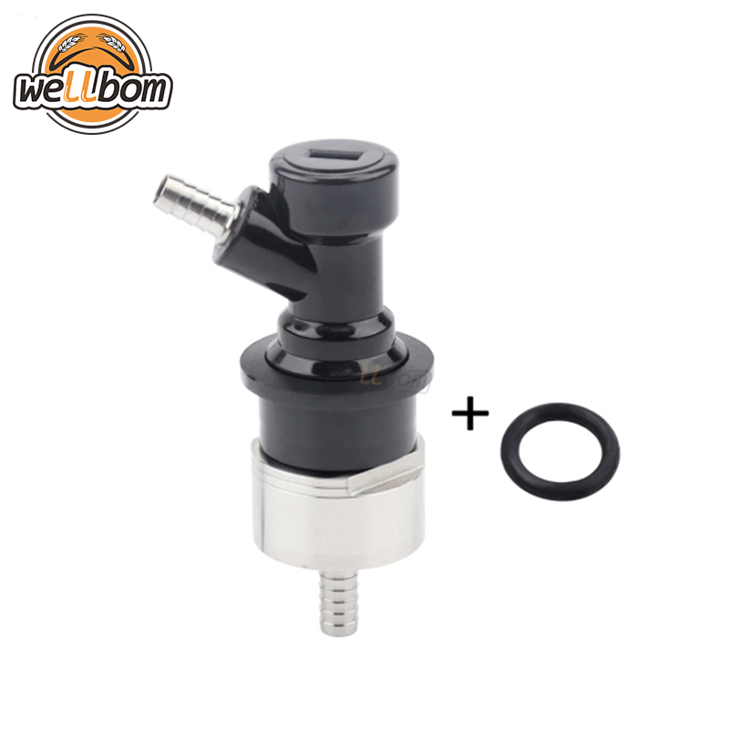 Stainless Steel Carbonation Cap Carbonator & Liquid Ball Lock Disconnect fit soft drink PET bottles Homebrew Soda